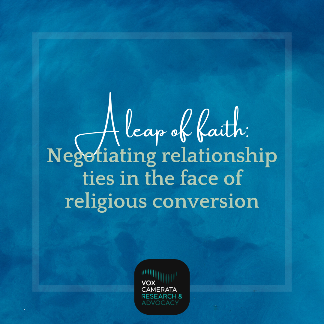 A Leap of faith: Negotiating relationship ties in the face of religious conversion